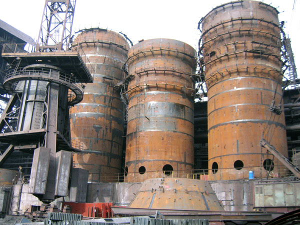 Enakievsky metal works. Building of Kalugin heater blocks